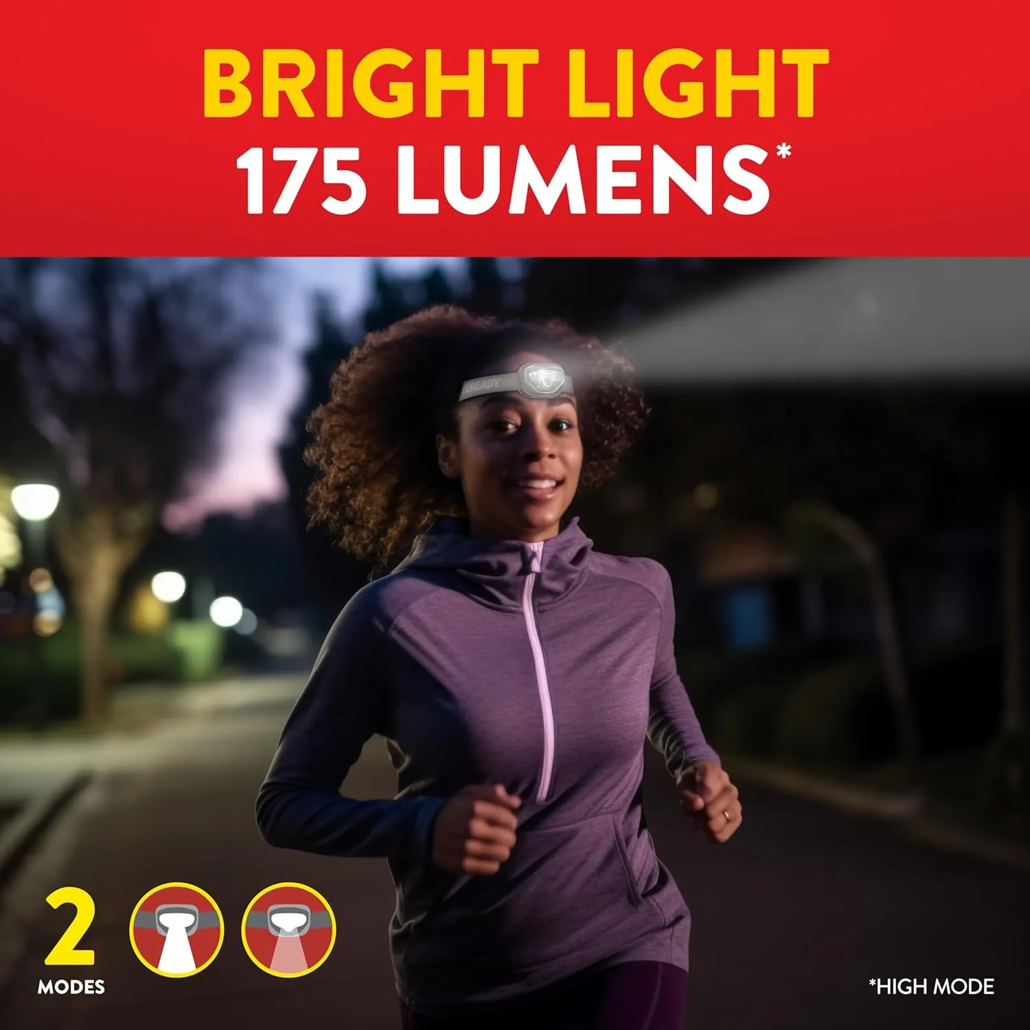 EVEREADY LED Headlamps Pro200 [5-Pack], IPX4 Water Resistant, Bright and Durable Head Lights for Camping, Hiking, Emergency Power Outage (Batteries Included)