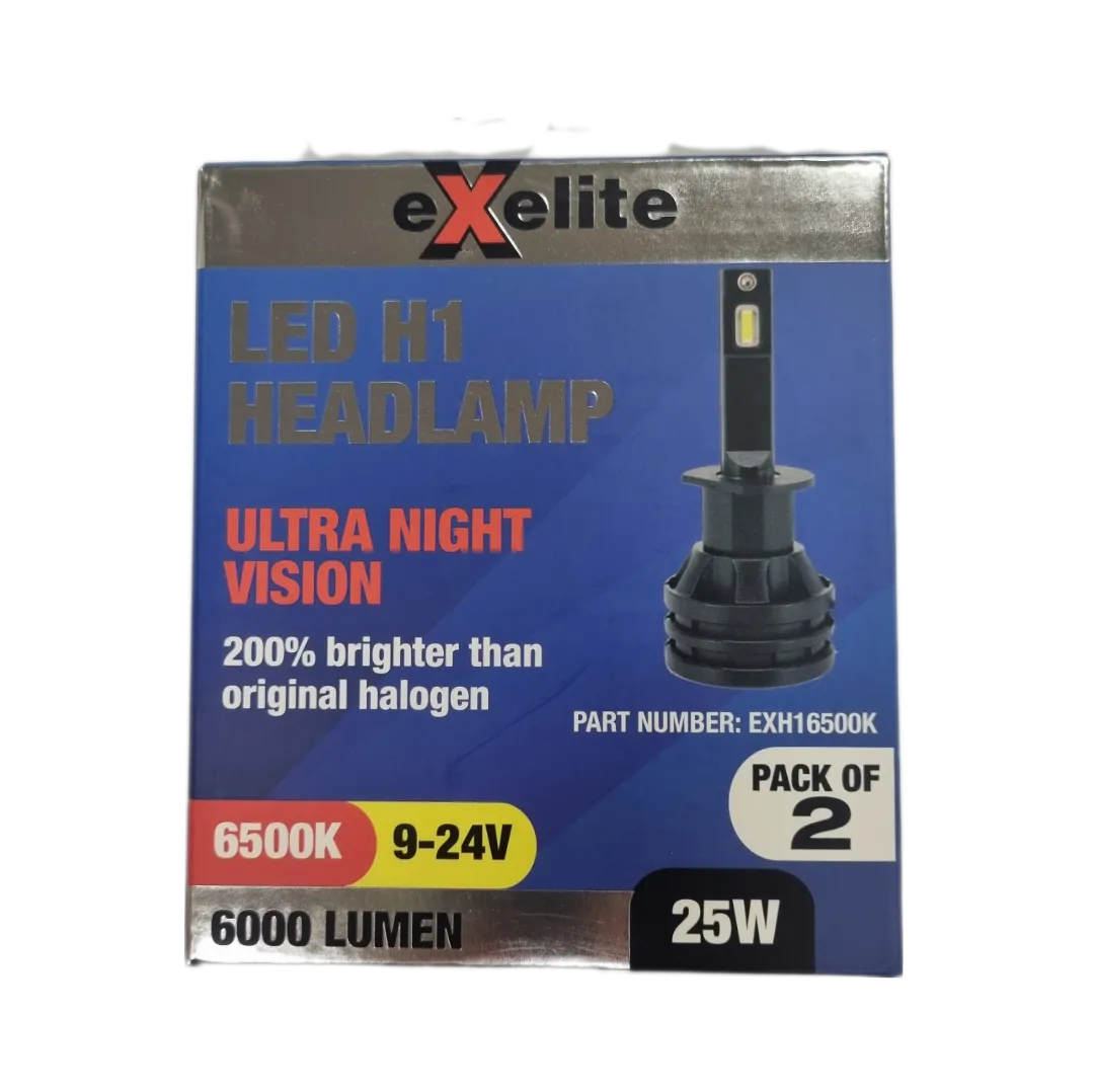 Exelite LED Headlamp Globes (H1) - Pack of 2