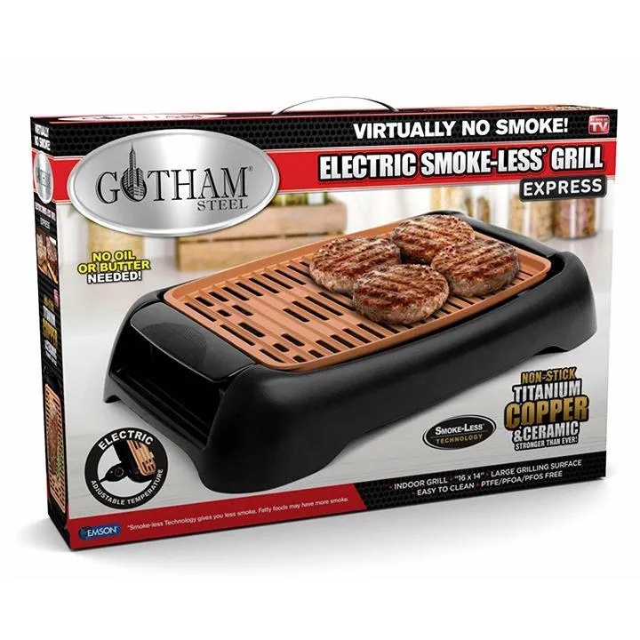 Fast-moving sale Steel Express Smokeless Seasonal promotion Gotham Grill Electric