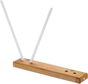 Feekoon 9.8" Ceramic Crock Knife Sharpener - 2 Rod Turn Box, 2000 Grit (1 Pack, White)