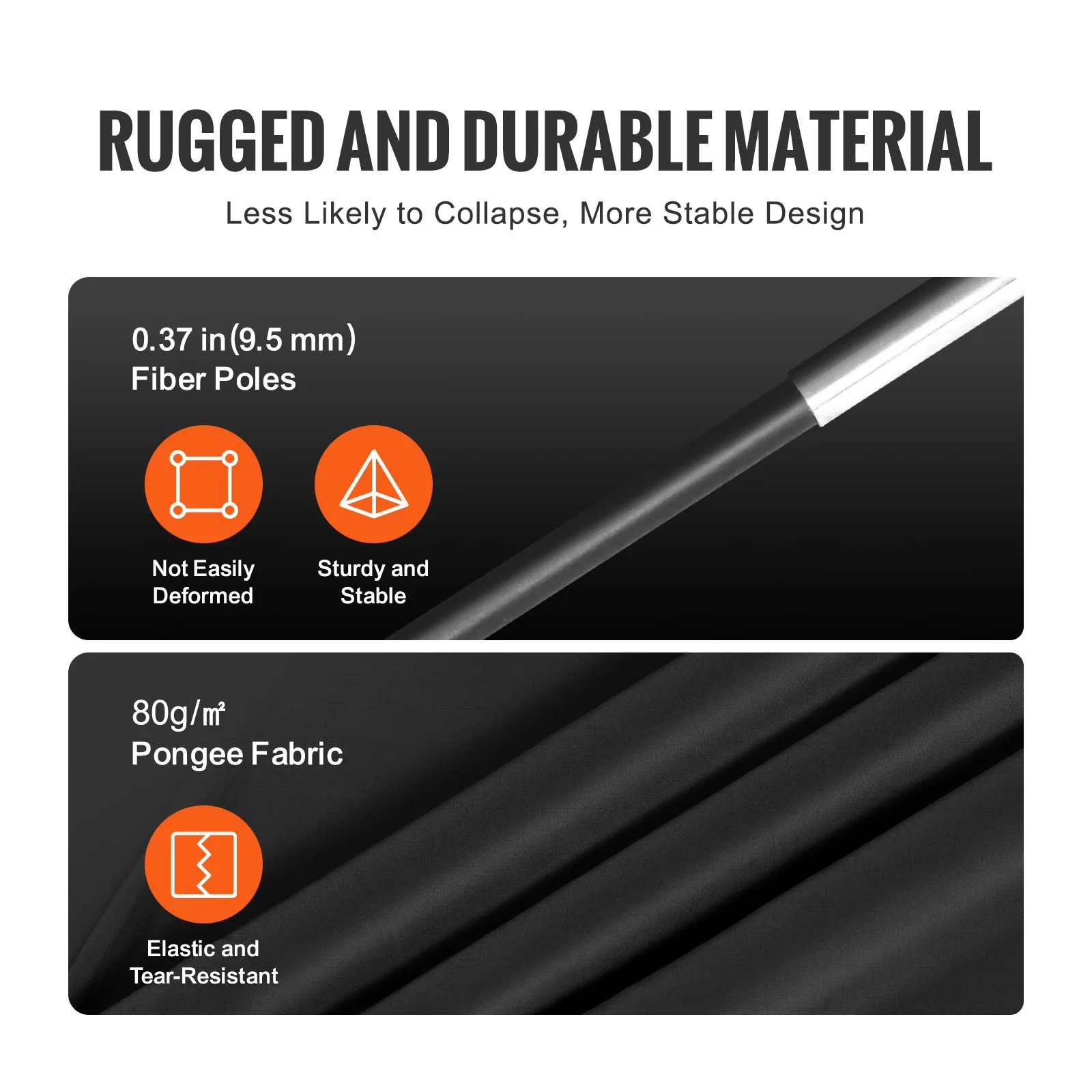 (FINAL PRICES ARE LOWER ON OUR SITE!) VEVOR 3 Doors Bed Tent Breathable Tent 70% Blackout with 0.37 in Fiber Poles