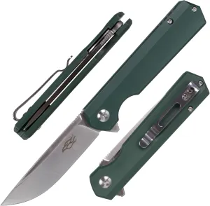 Firebird GANZO FH11 Pocket Folding Knife D2 Steel Blade G10 Handle with Clip Hunting Fishing Camping Outdoor EDC Knife (Green)