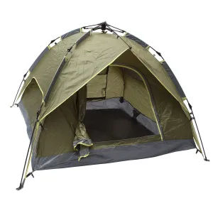 Flash offer Tent Travel UV Windproof Outdoor 3-4 Camping Double Tents Outdoor Waterproof Layer Courteous staff Hiking Canopy Sport Persons Sunshade Beach