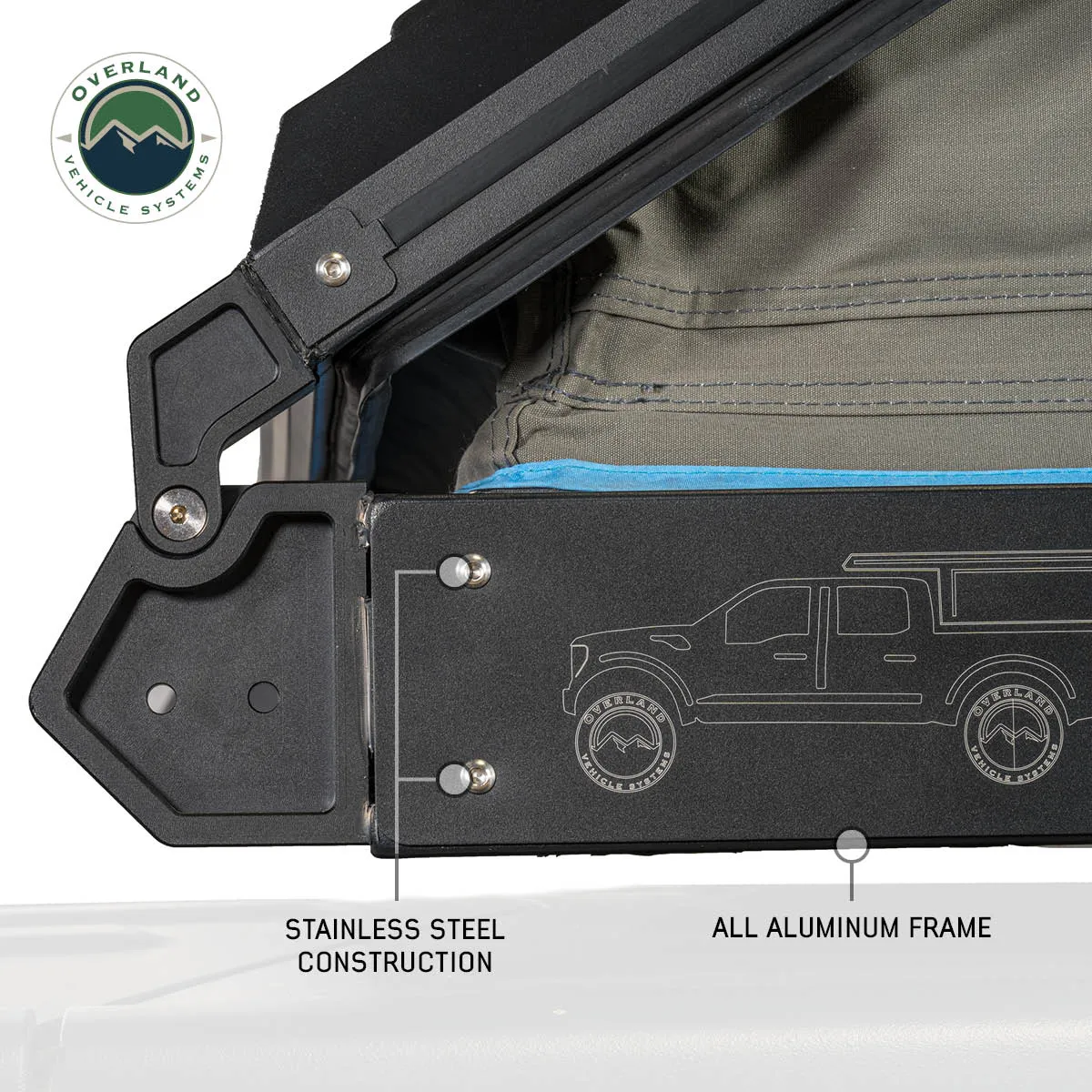 Ford Effortless Rear F150 Side Seamless delivery Rear 2009-2024 Downs, Windows W/Tent, & Molle - Panel, Front MagPak - Camper Lights, Tie
