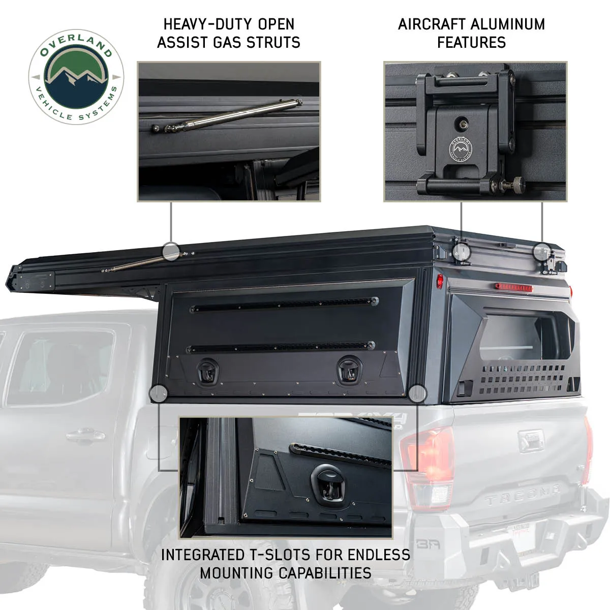 Ford Effortless Rear F150 Side Seamless delivery Rear 2009-2024 Downs, Windows W/Tent, & Molle - Panel, Front MagPak - Camper Lights, Tie