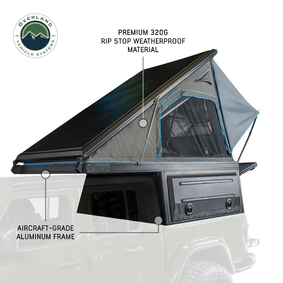 Ford Effortless Rear F150 Side Seamless delivery Rear 2009-2024 Downs, Windows W/Tent, & Molle - Panel, Front MagPak - Camper Lights, Tie