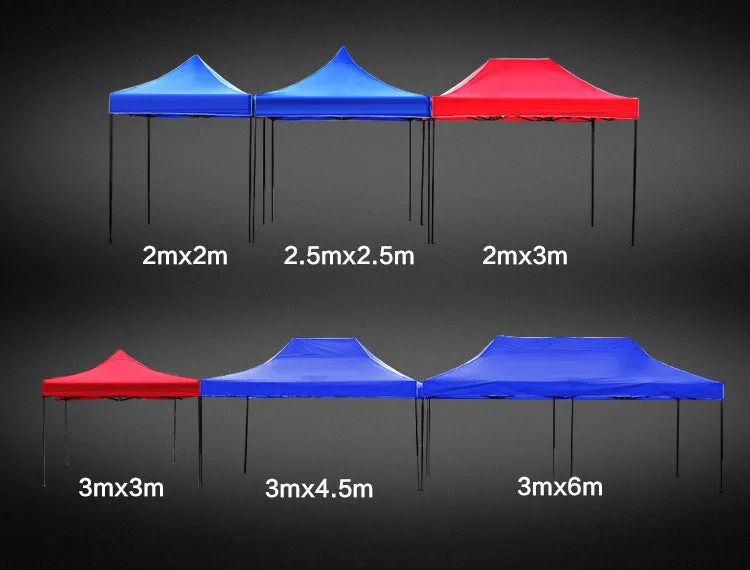 Four legged folding tent