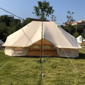 FREE SHIPPING Brand 4*6 meter waterproof glamping tent