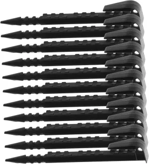 GALPADA Tent Stake Set 20 Plastic Stakes for Ground Child-Friendly Design for Camping Gardening