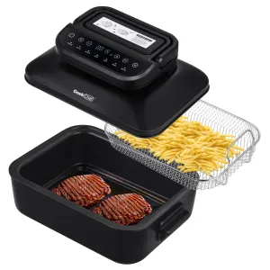 Geek Chef 7 In1 Smokeless Electric Indoor Grill With Air Fry,