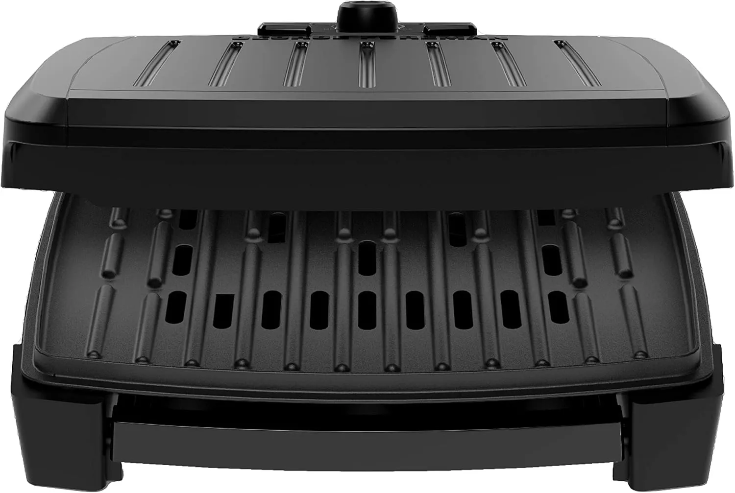 GEORGE FOREMAN® Contact Submersible™ Grill, 5-Serving Grill - Adjustable Temperature Control, Black Plates, Wash the entire grill