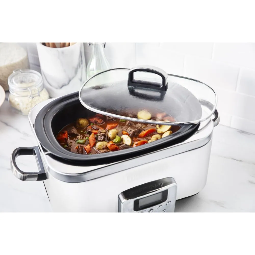 GreenPan Slow Cooker 6L (Cloud Cream)
