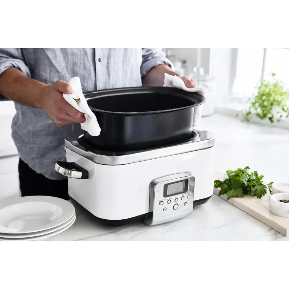 GreenPan Slow Cooker 6L (Cloud Cream)