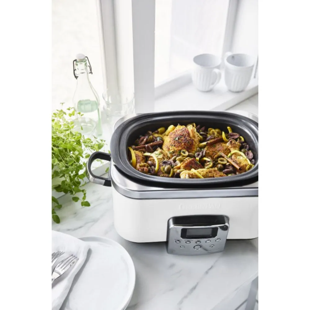 GreenPan Slow Cooker 6L (Cloud Cream)