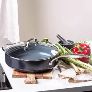 Greenpan - Valencia Pro Nonstick Saute Pan, 4.5 Quart