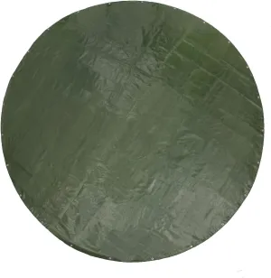 GUARD SHIELD Round Tarp Waterproof Heavy Duty Green 16 Feet Cover Outdoor Inflatable Pool Ground Cloth Tarps for Under Pool