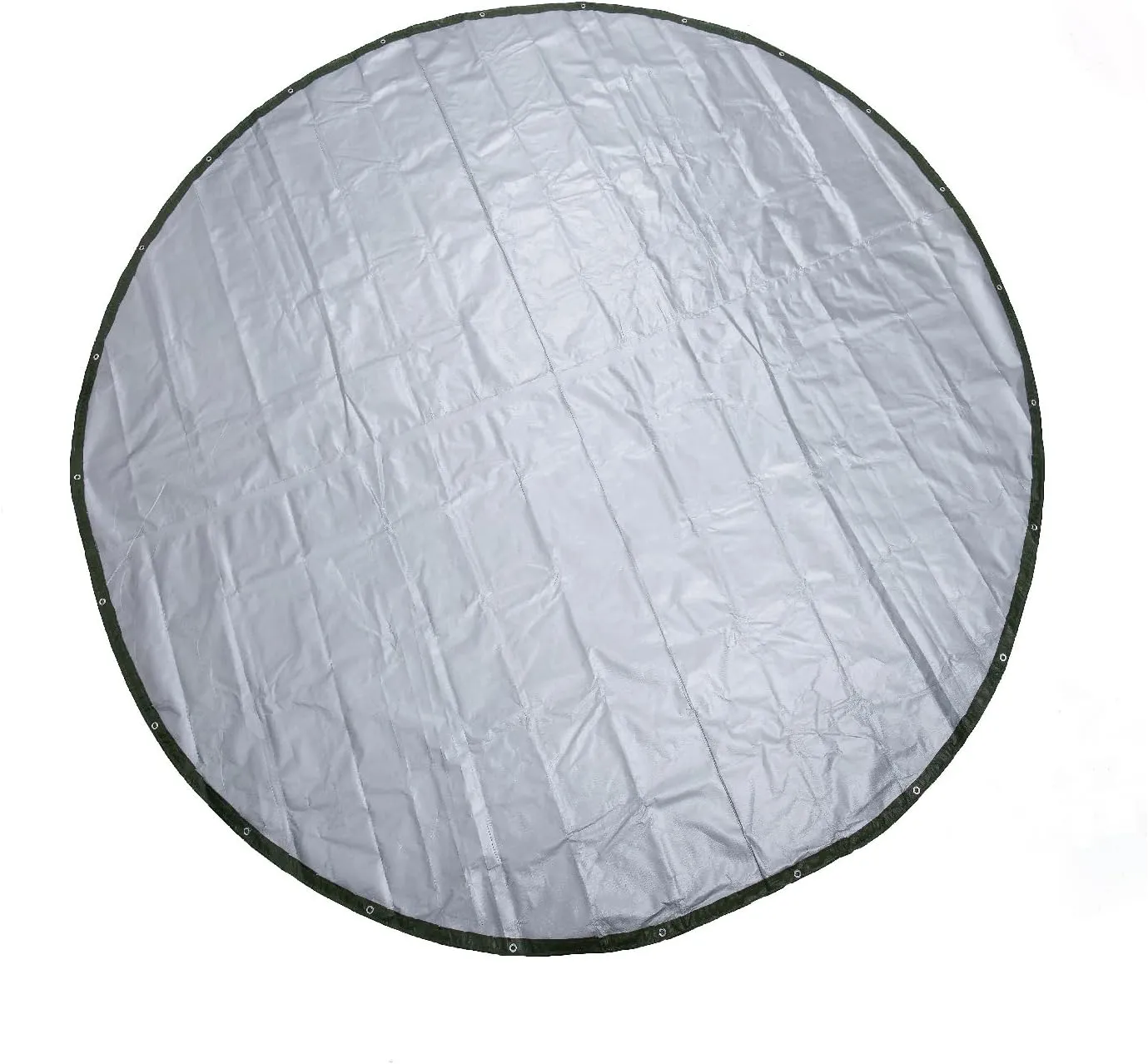GUARD SHIELD Round Tarp Waterproof Heavy Duty Green 16 Feet Cover Outdoor Inflatable Pool Ground Cloth Tarps for Under Pool