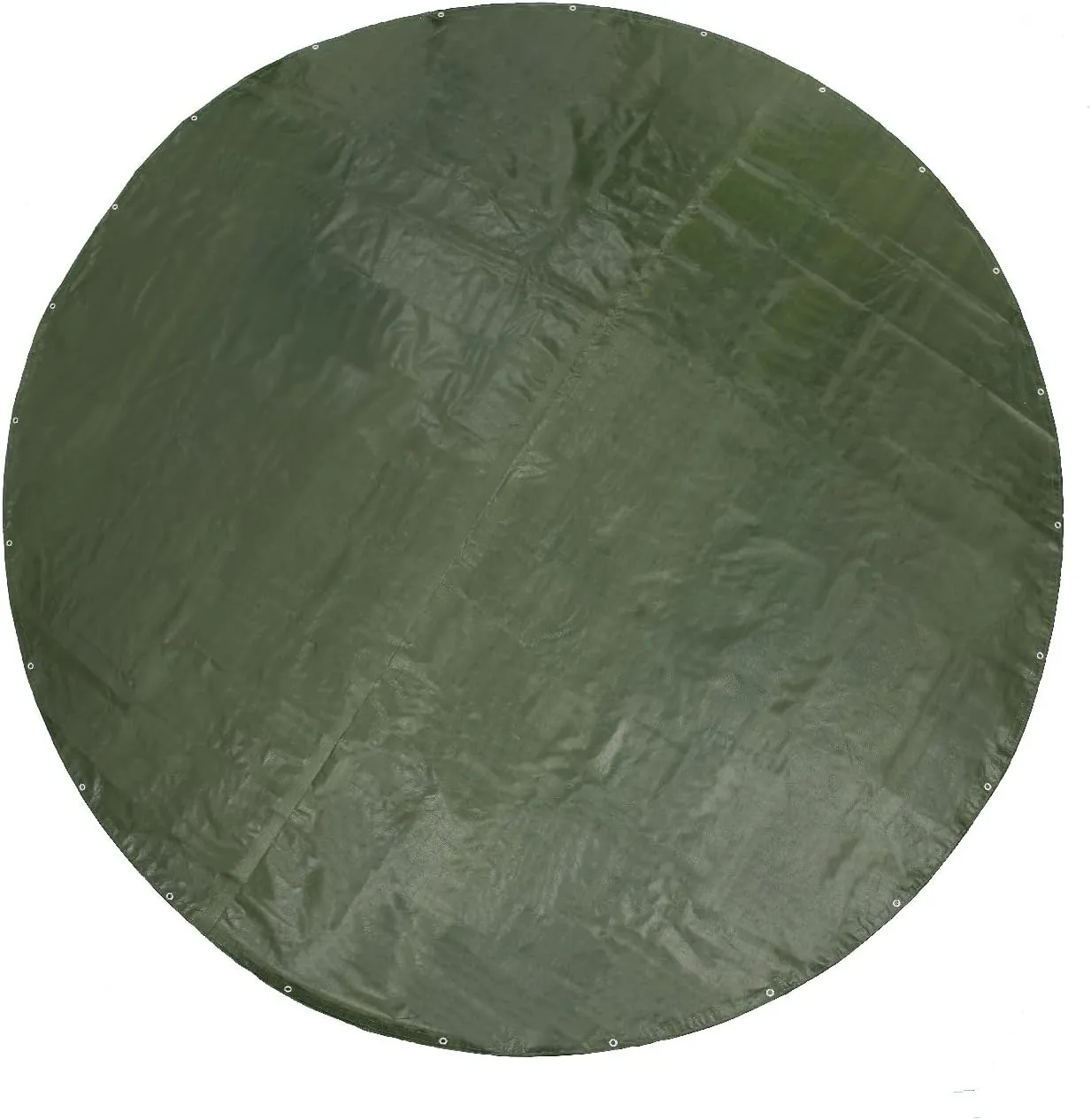 GUARD SHIELD Round Tarp Waterproof Heavy Duty Green 16 Feet Cover Outdoor Inflatable Pool Ground Cloth Tarps for Under Pool