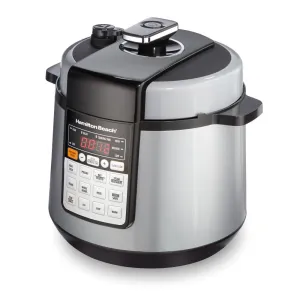 Hamilton Beach 6 Qt Multi-Function Pressure Cooker - Silver