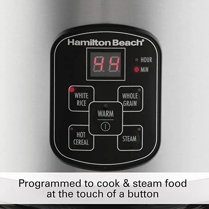 HAMILTON BEACH 8-Cup Digital Rice Cooker - 37518