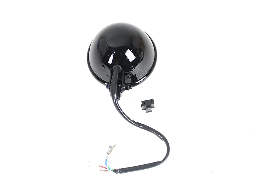 HARLEY 5-3/4 inch Bates Style LED Headlamp Black fits 0-  All, models