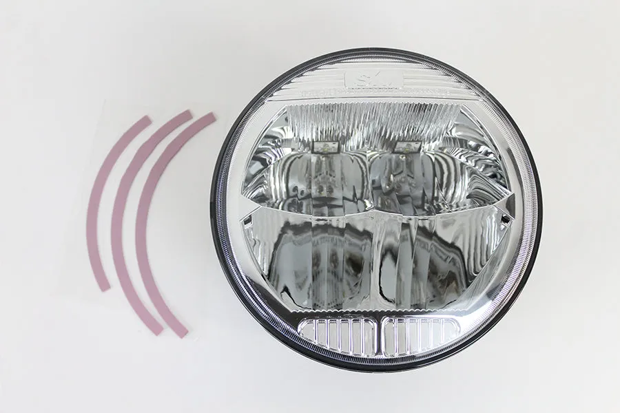 HARLEY 7 inch LED Headlamp Unit fits 0-  Custom, Application