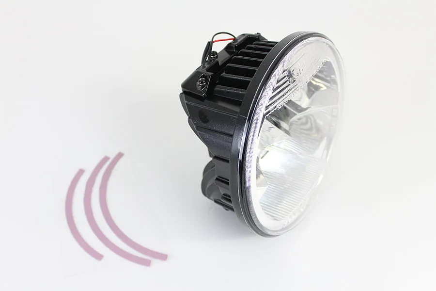 HARLEY 7 inch LED Headlamp Unit fits 0-  Custom, Application