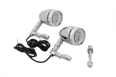 HARLEY Bullet Turn Signal Set with Headlamp Mount fits 0-  Custom, application