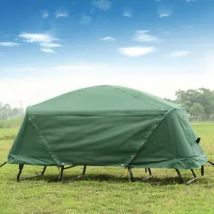 Hasky Two Person Off The Ground Camping Tent Outdoor Thermal Insulation Rainproof Waterproof For Fishing Picnic Hiking Camping