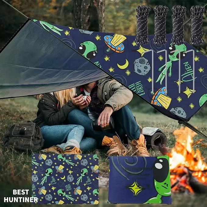Heavy Duty Survival Blanket -Multifunctional Reflective Tarp Thermal Blanket - 60" x 83" Waterproof Sandproof for Camping Hiking Outdoors Multifunctional Emergency Blanket