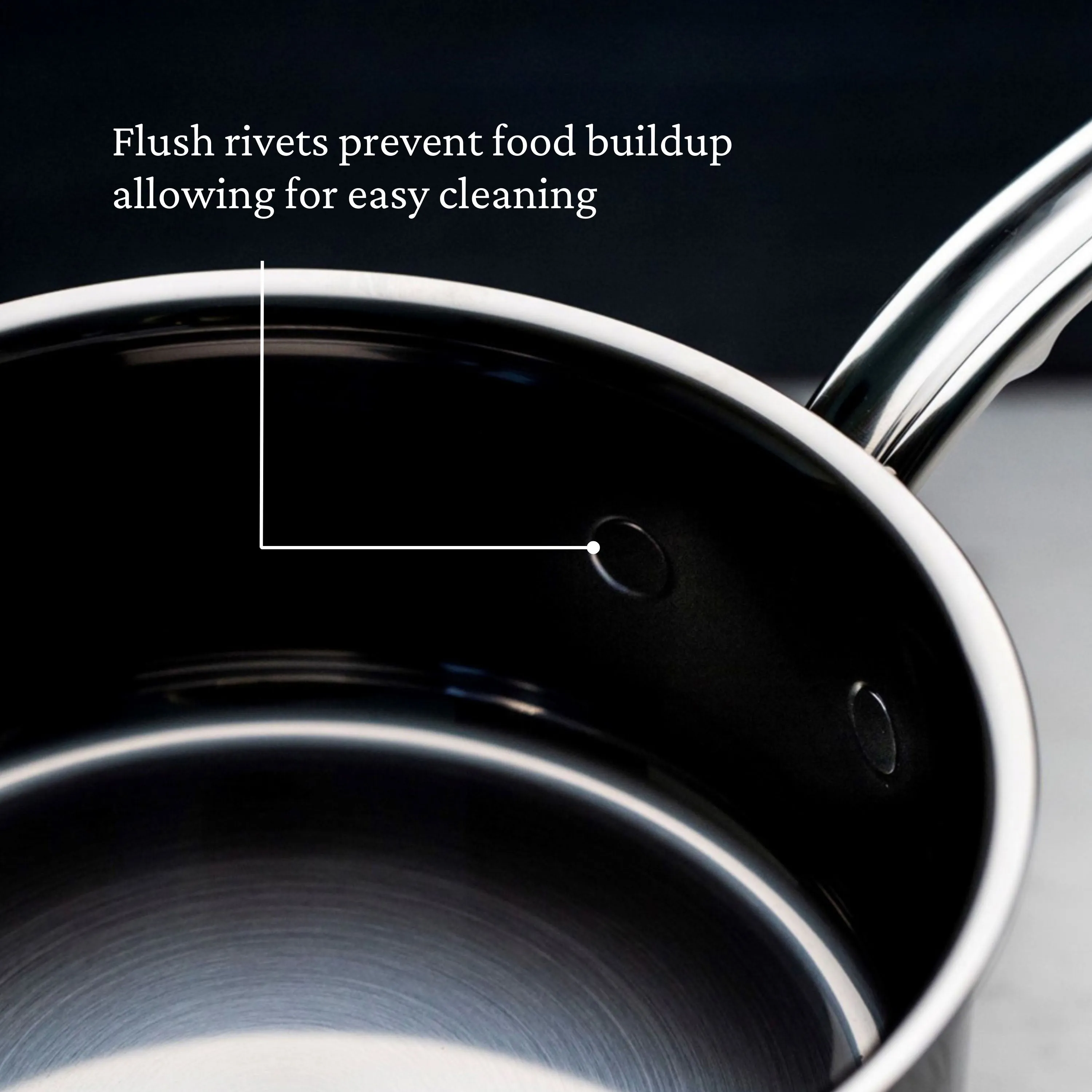 Hestan Nanobond Covered Saucepan w/helper handle - 4.0qt (22cm)