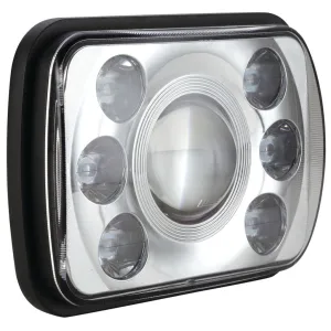 Ignite 7x5 Inch Led Headlight 9-36v - Chrome Face