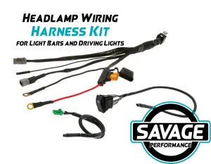 Ignite - Wiring Harness 12V 60A for Driving Lights and Light Bars *Savage Performance*