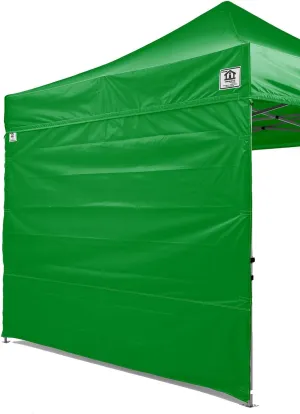 Impact Canopy Walls for 10' x 10' Pop-Up Tent Canopy, 4 Sidewalls, Kelly Green