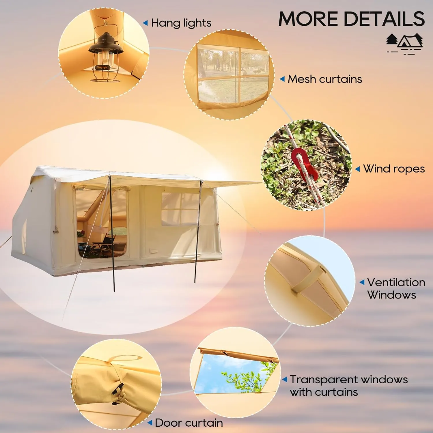 Inflatable Camping Tent, Glamping Tents