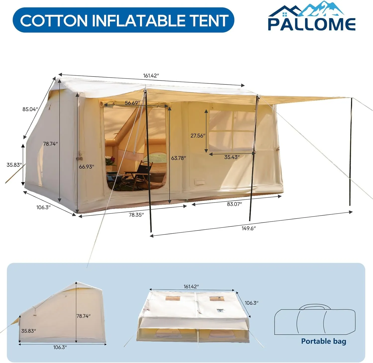 Inflatable Camping Tent, Glamping Tents