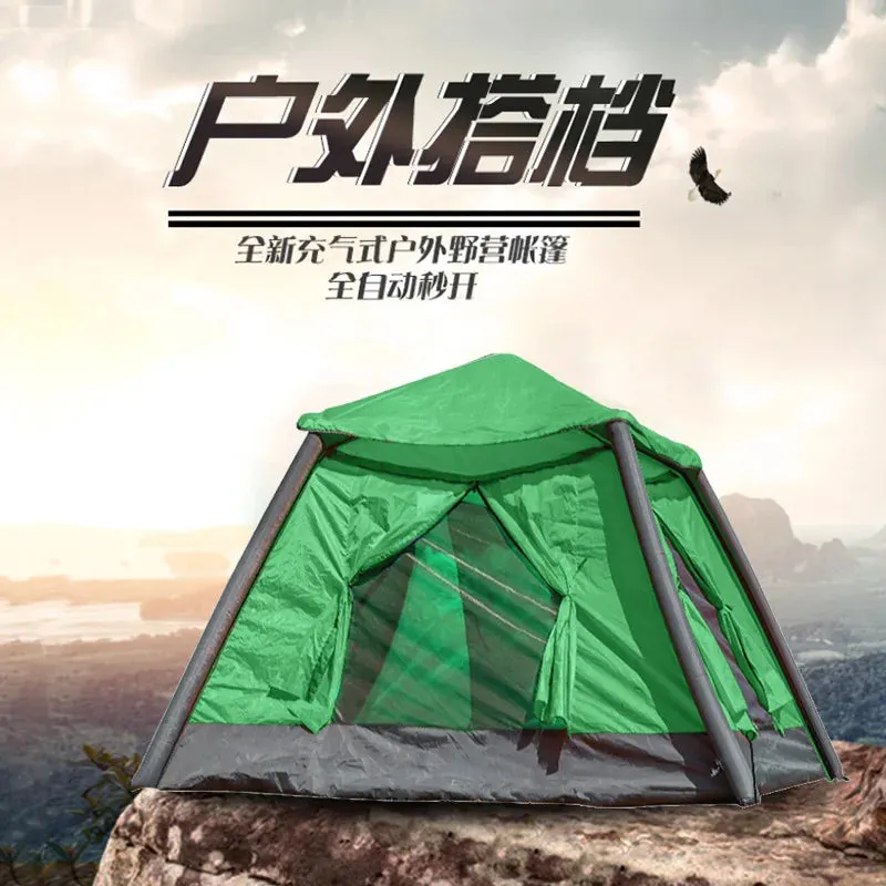 Inflatable Tent Automatic Waterproof for 2-3-4 People Camping Air Tent