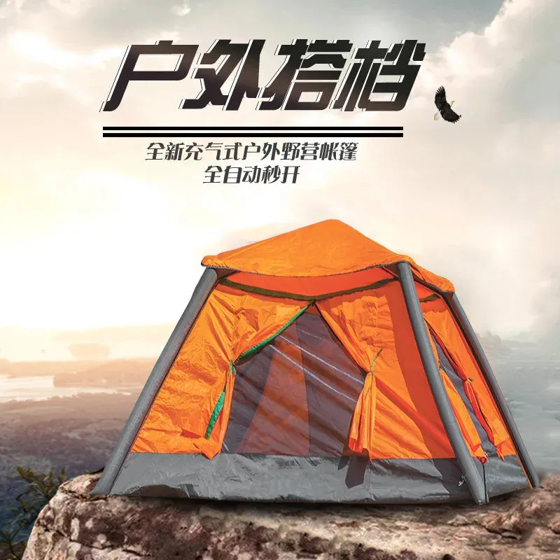 Inflatable Tent Automatic Waterproof for 2-3-4 People Camping Air Tent