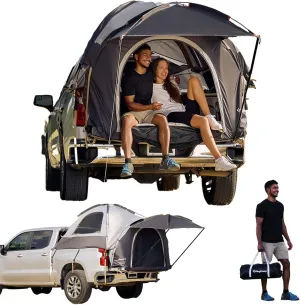 KingCamp Truck Bed Tent - 6.5 Foot, 2 Person Truck Tent for Camping with Removable Sun Awning