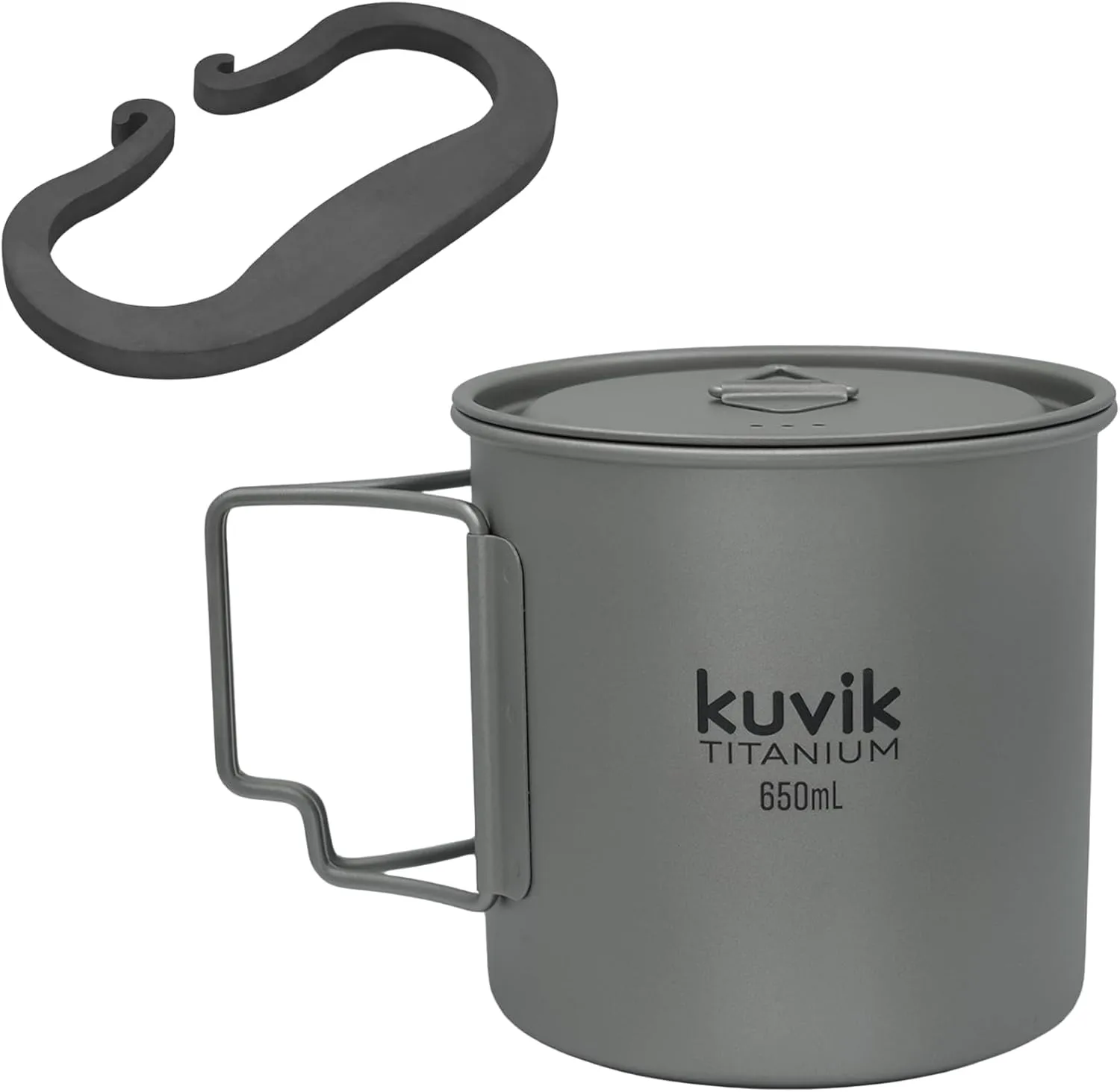 Kuvik High-Carbon Steel Striker (French) & 650ml (22 oz) Titanium Pot Bundle