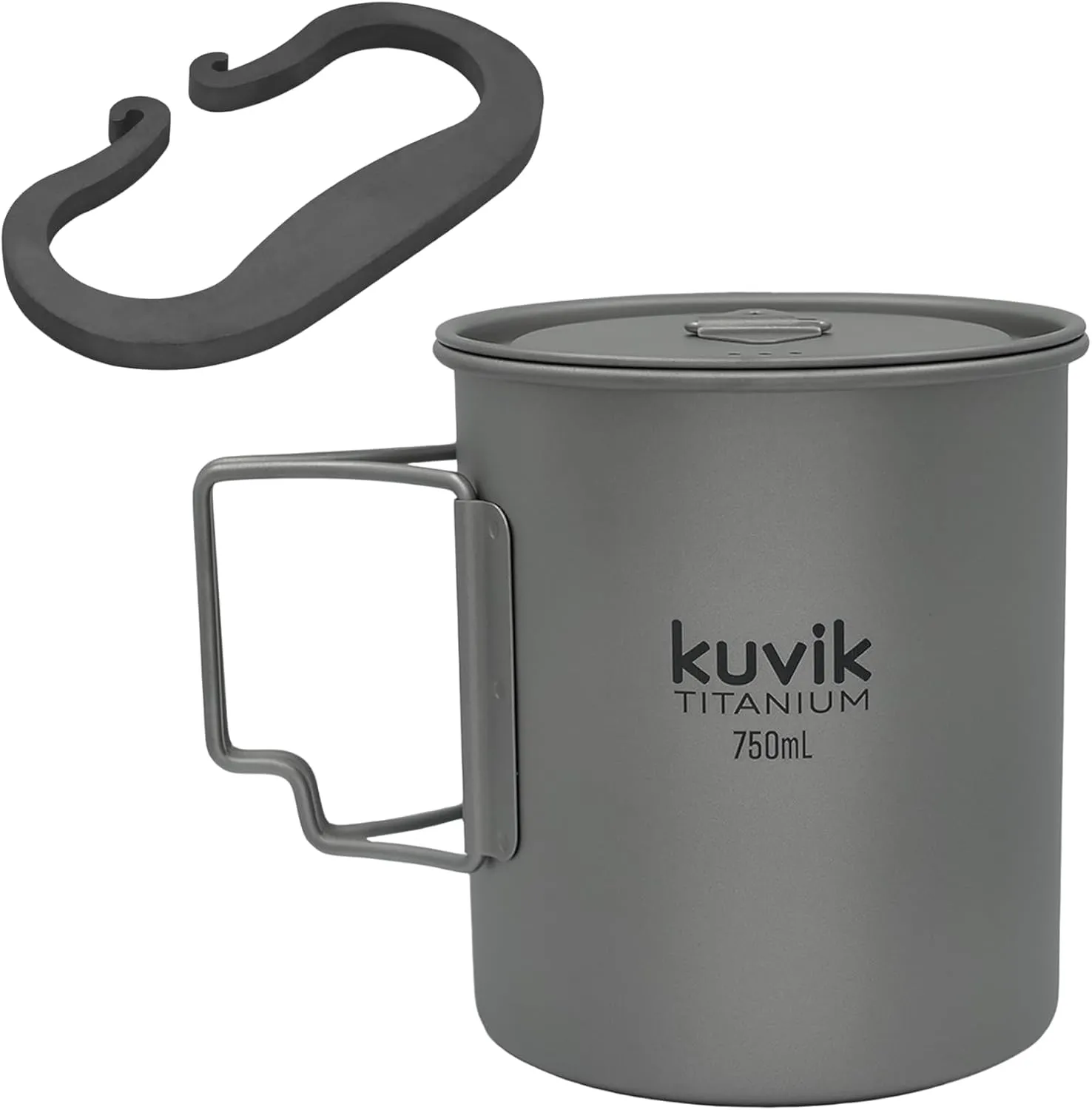 Kuvik High-Carbon Steel Striker (French) & 750ml (25.4 oz) Titanium Pot Bundle