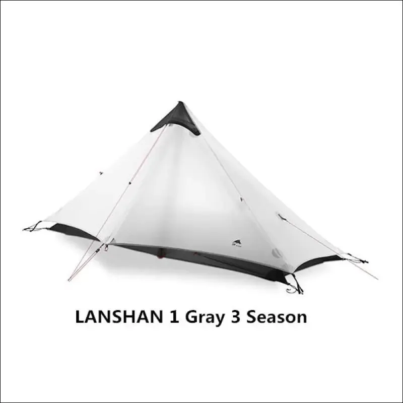 Lanshan 2 3f ul gear 2 person 1 person outdoor ultralight camping tent 3 season 4 season