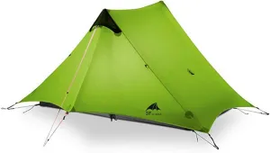 lanshan 2 Tent 2 Person Oudoor Ultralight Camping Tent 3 Season Professional 15D Silnylon Rodless Tent 4 Season