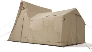 Large Inflatable Camping Tent, Waterproof & Sunscreen, Easy Setup, Encrypted Oxford Cloth, Anti-Mosquito, with Ventilation, for Outdoor Shelter & Hiking