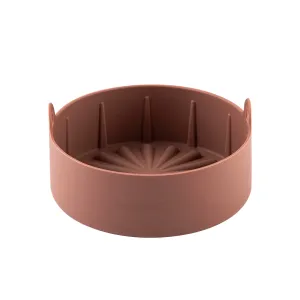 Large Nonstick Nontoxic Free international delivery Silicone Reusable Proactive service Airfryer Pot Brown