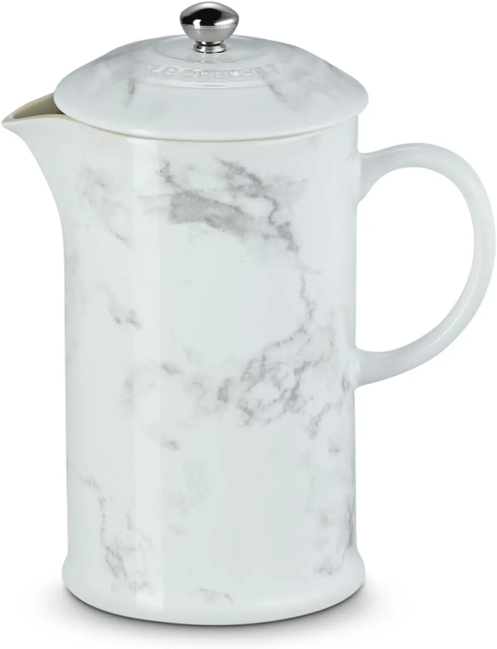 Le Creuset Stoneware 34 oz, Marble Collection French Press