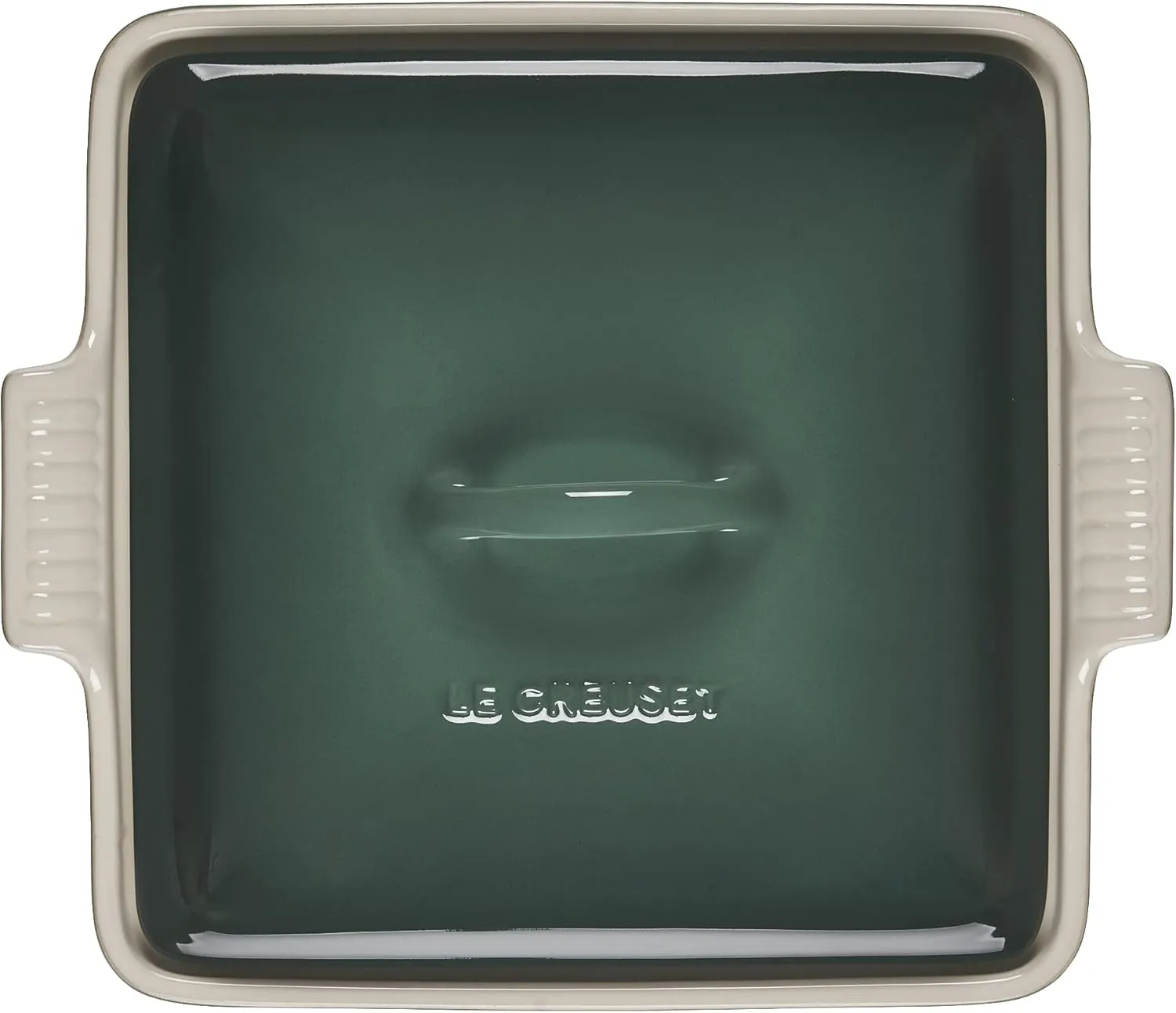 Le Creuset Stoneware Heritage Covered Square Casserole, 9-Inch, Artichaut