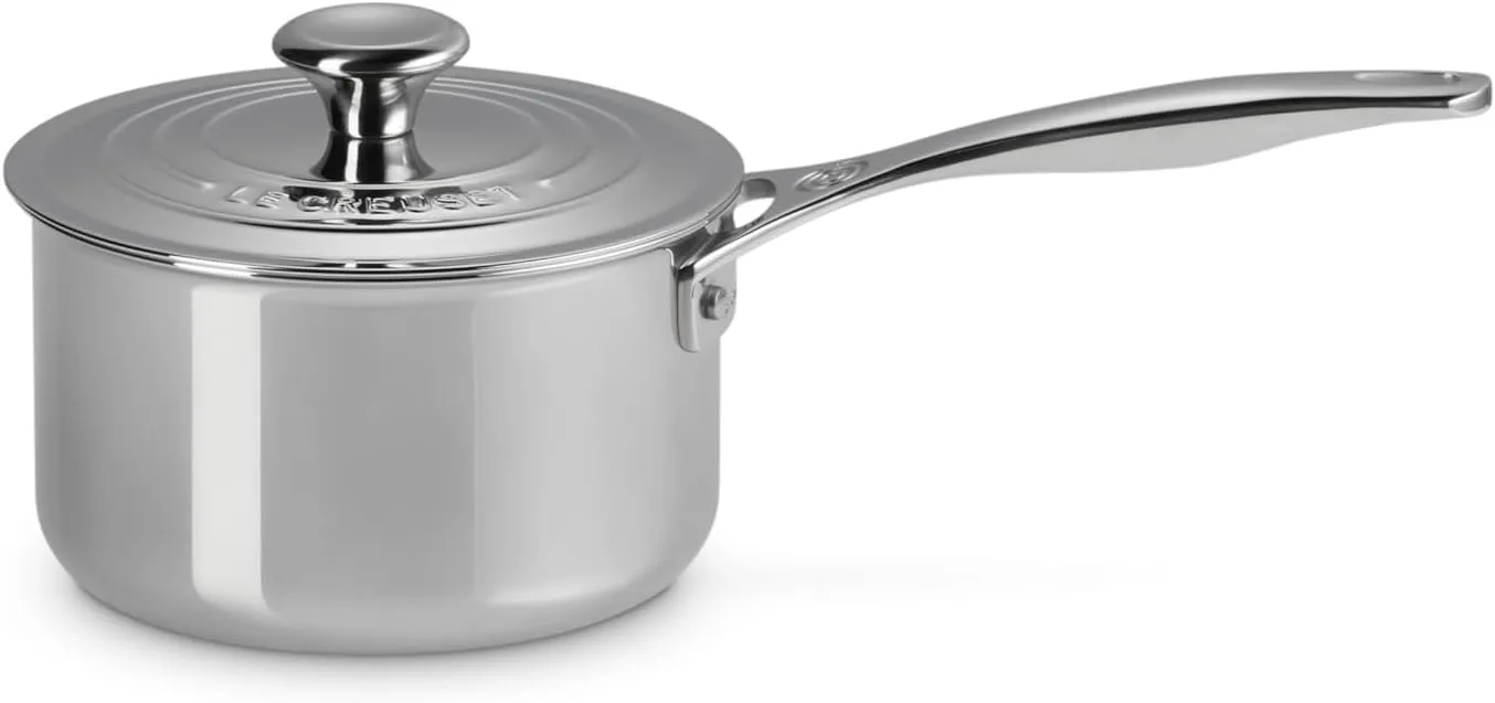 Le Creuset Tri-Ply Stainless Steel 2 Quart Saucepan