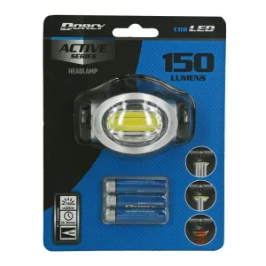 LED Headlamp 3AAA Battery-Powered for Outdoor & Work Use