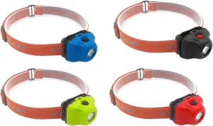 LED Headlamp Flashlight Single Mode Head Flashlight for Outdoor Camping Hiking Fishing, 4 Pack